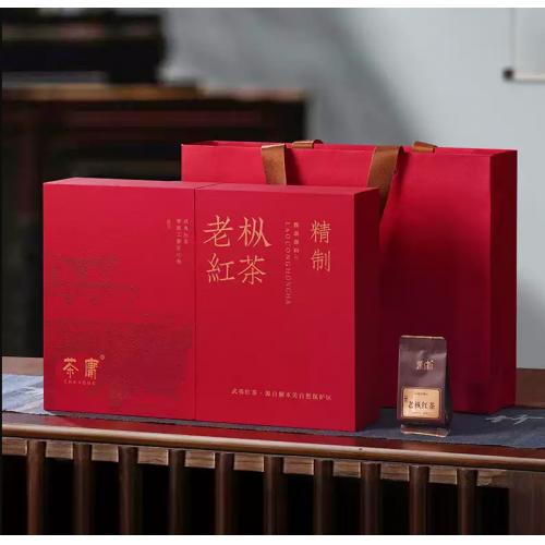 新茶老枞正山小种红茶武夷山桐木关茶叶特级正宗浓香型礼盒装260g